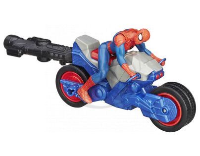 Hasbro Spiderman Akční figurka s vozidlem - Spiderman motorka