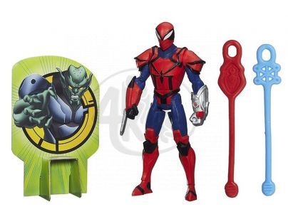 Hasbro Spiderman Akční figurka vrhající pavučinu - Spyder Knight