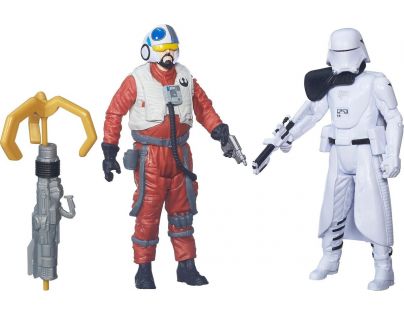 Hasbro Star Wars epizóda 7 dvojbalenie figúrok First Order Snowtrooper Officer a Snap Wexley
