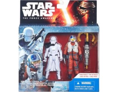 Hasbro Star Wars epizóda 7 dvojbalenie figúrok First Order Snowtrooper Officer a Snap Wexley