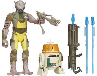 Hasbro Star Wars Epizoda 7 Dvojbalení figurek - Garazeb Orrelios a C1-10P Chopper