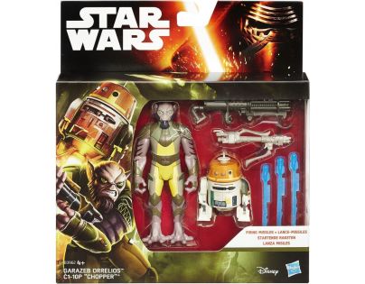 Hasbro Star Wars Epizoda 7 Dvojbalení figurek - Garazeb Orrelios a C1-10P Chopper