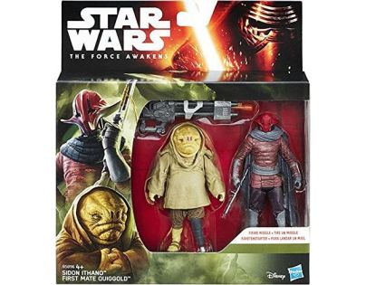 Hasbro Star Wars epizóda 7 dvojbalenie figúrok Sidon Ithano a First Mate Quiggold
