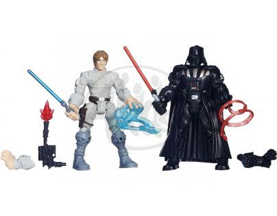 Hasbro Star Wars Hero Mashers Akční balíček - Luke Skywalker vs. Darth Vader