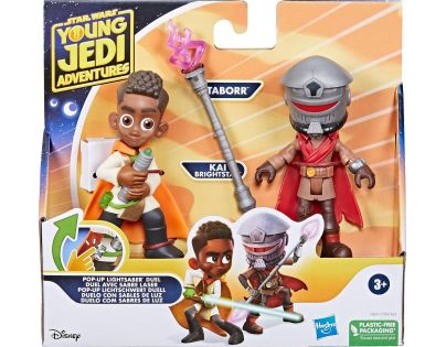 Hasbro Star Wars Young Jedi Adventures Duel Kai Brightstar vs. Taborr