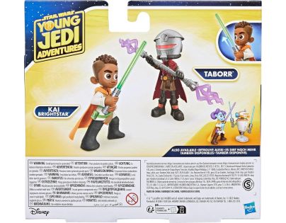 Hasbro Star Wars Young Jedi Adventures Duel Kai Brightstar vs. Taborr