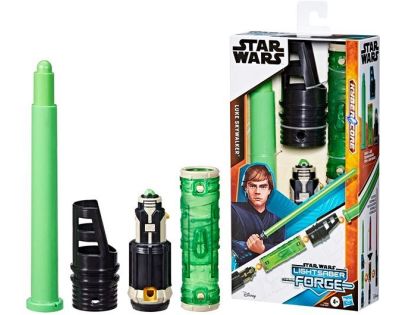 Hasbro Svetelný meč LS Forge Star Wars s príslušenstvom zelený - Poškodený obal