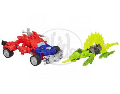 Transformers 4 Construct Bots Transformer se zvířetem - Optimus Prime a Gnaw Dino