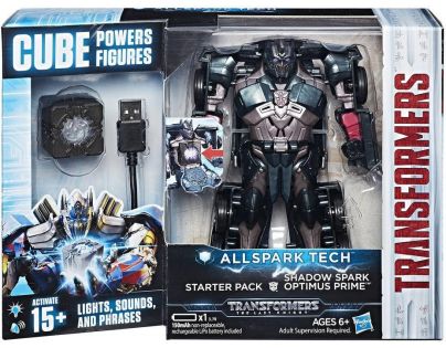 Hasbro Transformers Allspark Tech Starter Pack Shadow Spark Optimus Prime