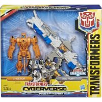 Hasbro Transformers Cyberverse Spark Armour Elite figúrka Cheetor a Sea Fury 4