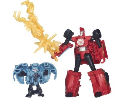 Hasbro Transformers Rid Transformer a Minicon - Sideswipe vs. Decepticon Anvil