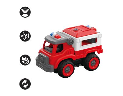 Lexibook Hasičské auto 3v1 s elektrickou vŕtačkou