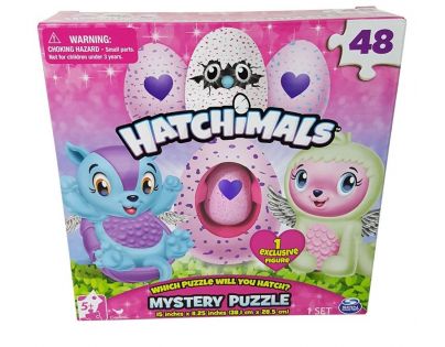 Hatchimals puzzle 48ks s exclusive zvířátkem