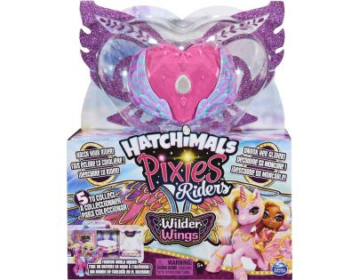 Hatchimals víla se zvířátkem a doplňky Chic Claire and Zebrush