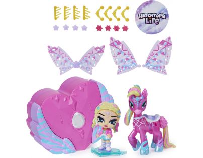 Hatchimals víla se zvířátkem a doplňky Chic Claire and Zebrush