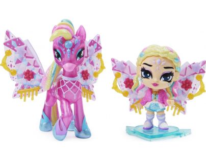 Hatchimals víla se zvířátkem a doplňky Chic Claire and Zebrush