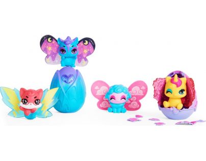 Hatchimals zvieratká s krídlami 4ks S9