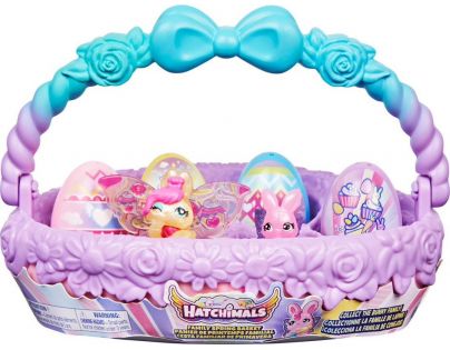Hatchimals zvieratká v jarnom košíku
