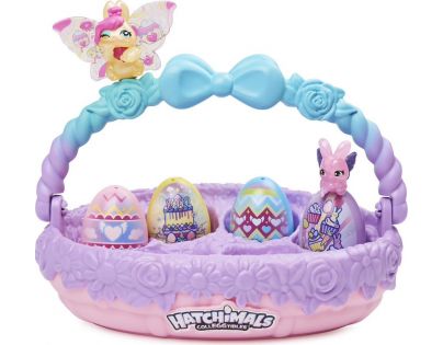 Hatchimals zvieratká v jarnom košíku