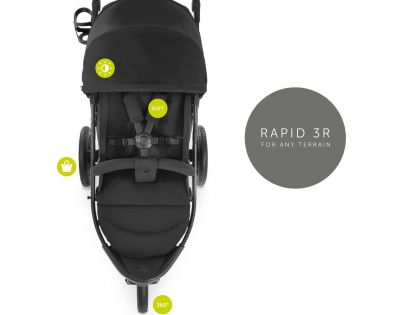 Hauck Športiak Rapid 3R black