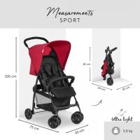 Hauck Športiak Sport red 5