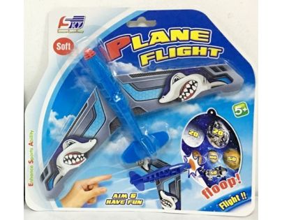 Alltoys Hádzacie lietadlo s prísavkou modré