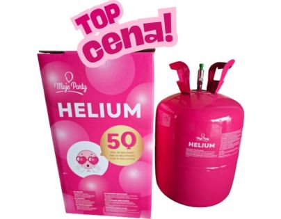 Hélium na 50 balónikov - Poškodený obal