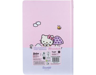 Bluesky Hello Kitty a priateľi Blok A5 Mushroom