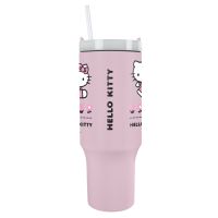 Pyramid International Hello Kitty Cestovný hrnček so slamkou 3