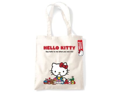 Hello Kitty taška prírodná