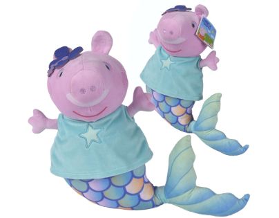 Hermanex Plyšové prasiatko Peppa Morská panna 30 cm