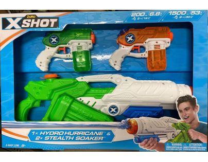 Hermanex Vodná pištoľ X-Shot Hurricane zeleno-bílá