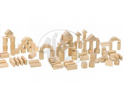 Heros drevené kostky prírodné 100ks