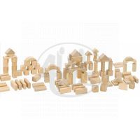 Heros drevené kostky prírodné 100ks 2