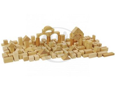 Heros drevené kostky prírodné 100ks