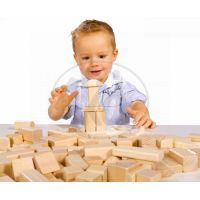 Heros drevené kostky prírodné 100ks 4