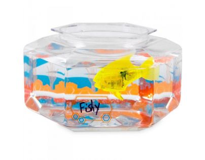 Hexbug Aquabot Led s akváriem - Piraňa žlutá