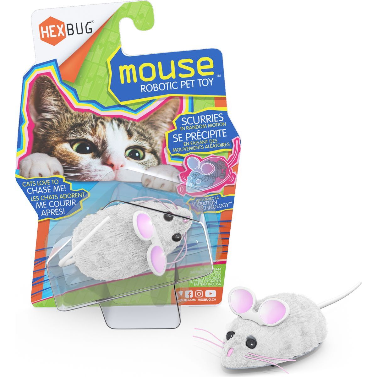 Hexbug Robotická myš Biela