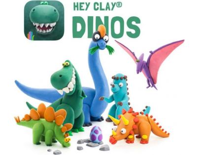 Hey Clay Modelína Dinosaury