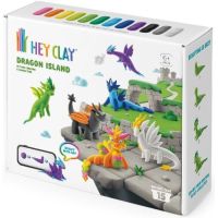 Hey Clay Dračí ostrov modelovacia sada s doplnkami, 15 tub 3