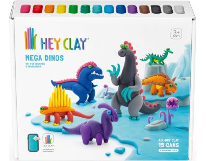 Hey Clay Mega Dinosaury modelina
