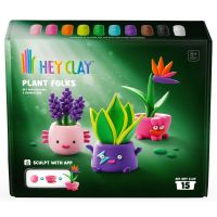 Hey Clay Rastlinkové postavičky modelovacia sada s doplnkami, 15 tub 2