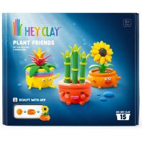 Hey Clay Rastlinkoví priatelia modelovacia sada s doplnkami, 15 tub 3