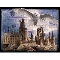 HM Studio 3D Puzzle Harry Potter Rokfort a Hedvika 300 dielikov