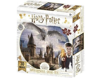 HM Studio 3D Puzzle Harry Potter Rokfort a Hedviga 500 dielikov