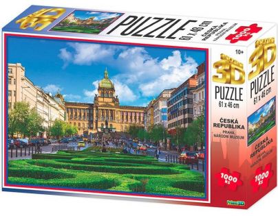 HM Studio 3D Puzzle Praha Národné Múzeum 1000 dielikov