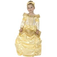 HM Studio Detský kostým Princezná zlatá 92-104 cm - Poškodený obal