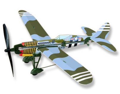 HM Studio Lietadlo na gumu 33002 Spitfire