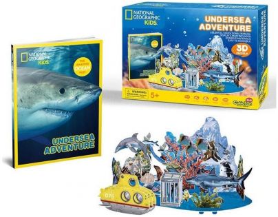 HM Studio National Geografic Puzzle 3D Podmorské dobrodružstvo 63 dielikov