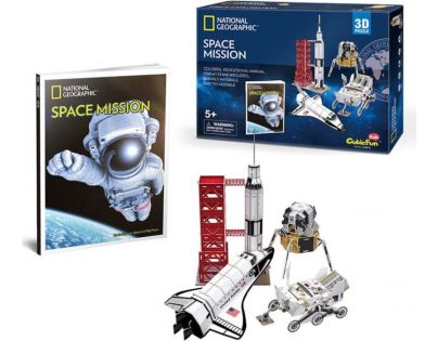 HM Studio National Geographic Puzzle 3D Vesmírna misia 80 dielikov